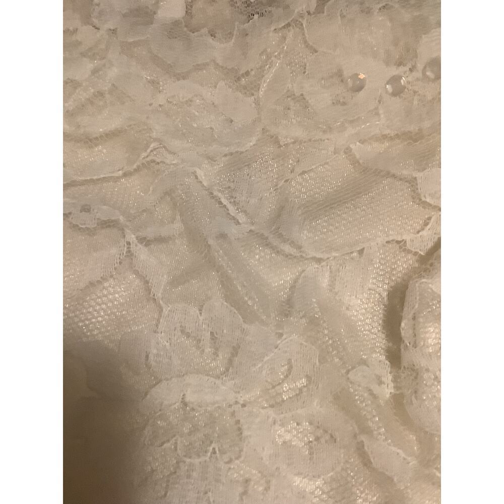 1950s lace wedding dress with overskirt couture wedding 6 See Measurements - Picture 4 of 10